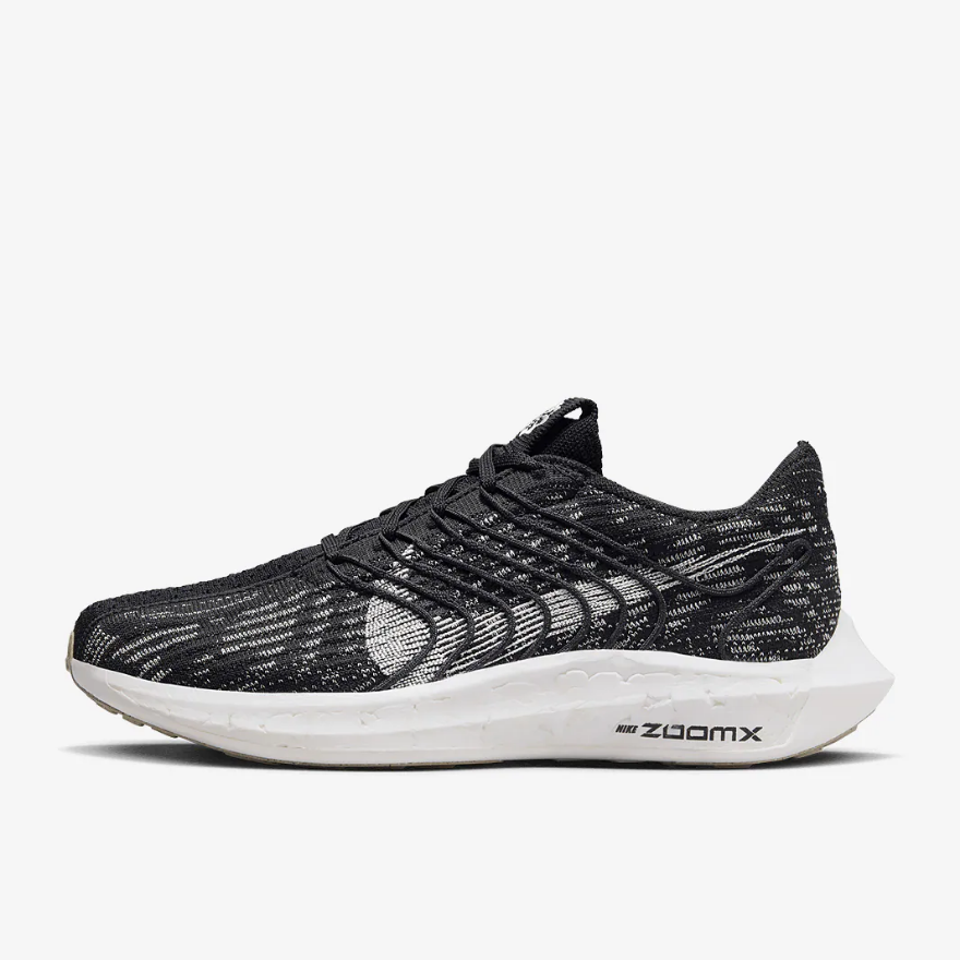 Nike Womens Pegasus Turbo Flyknit Next Nature - Black/Sail-Off Noir-Sesame