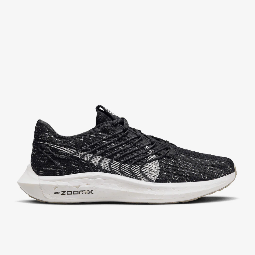 Nike Womens Pegasus Turbo Flyknit Next Nature - Black/Sail-Off Noir-Sesame