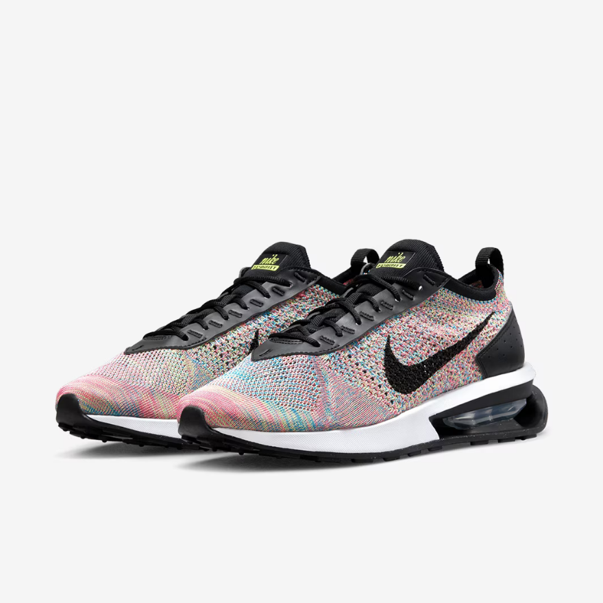 Nike Sportswear Air Max Flyknit Racer - Ghost Green/Black/Pink Blast/Photo Blue