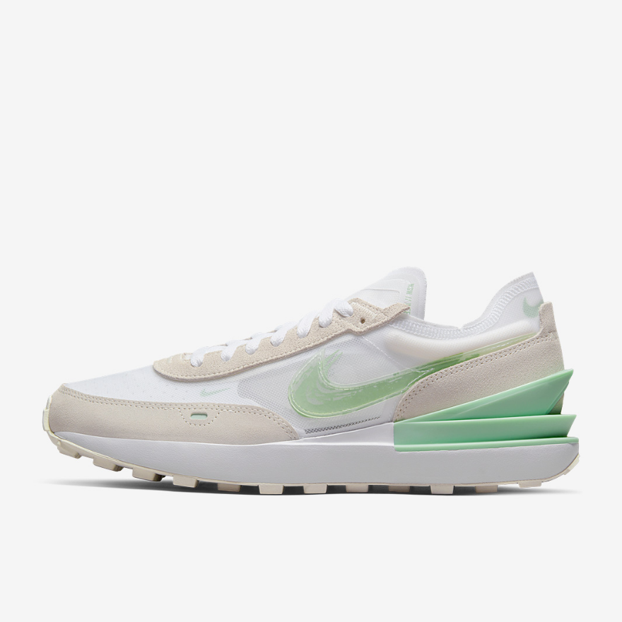 Nike Sportswear Waffle One - White/Enamel Green/Sail