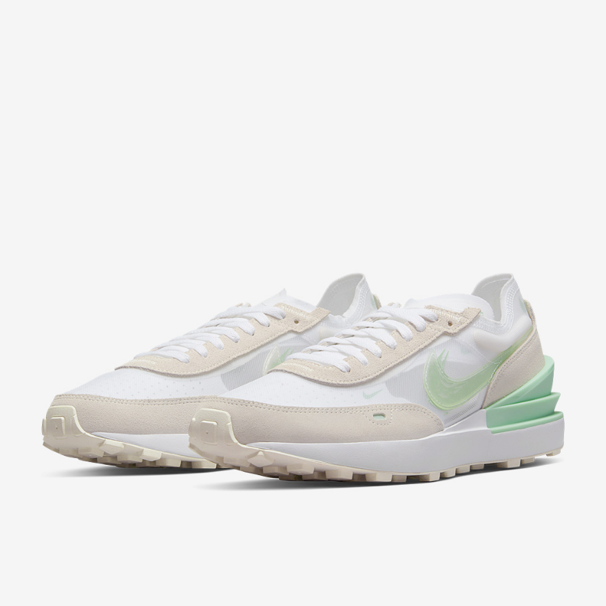 Nike Sportswear Waffle One - White/Enamel Green/Sail