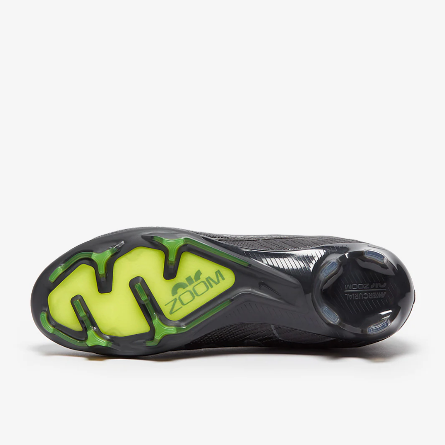 Nike Air Zoom Mercurial Vapor XV Elite FG - Black/Dark Smoke Grey/Summit White/Volt