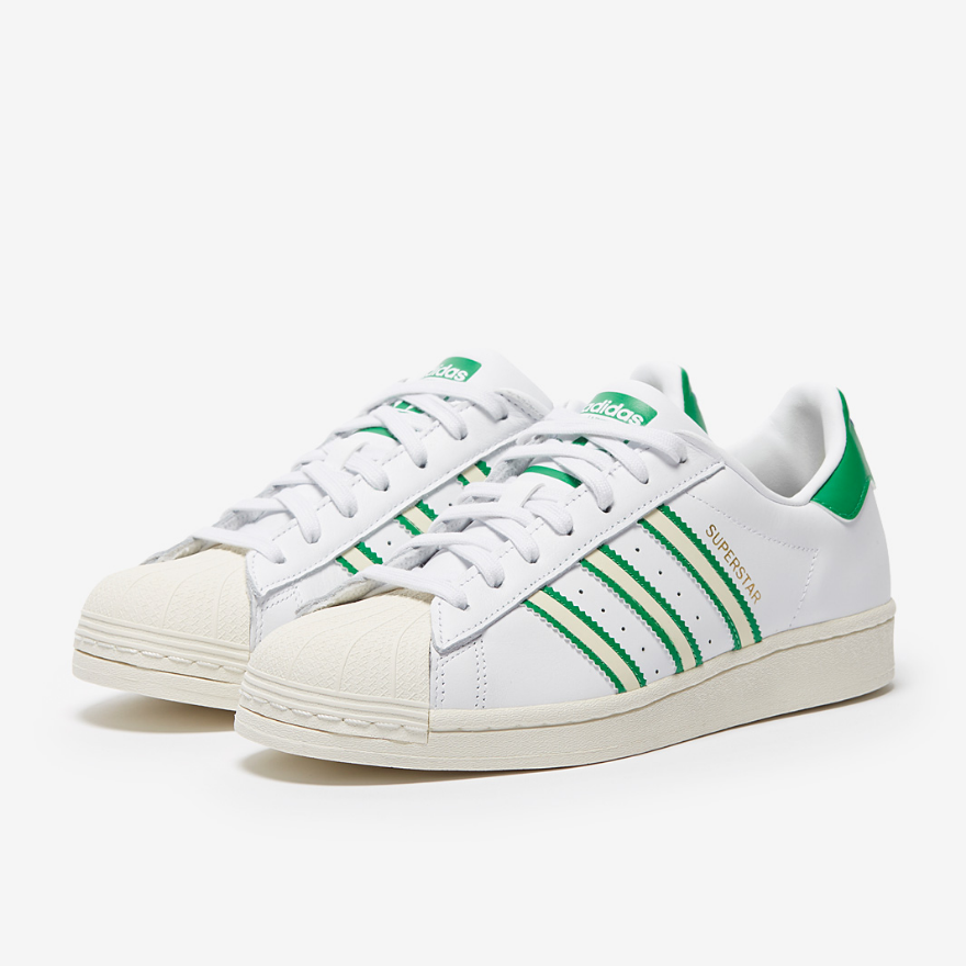 adidas Originals Superstar - Ftw White/Off White/Green