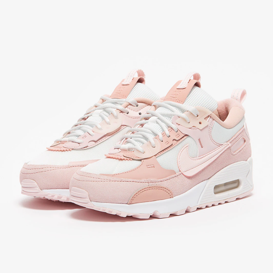 Nike Sportswear Womens Air Max 90 Futura - Summit White/Light Soft Pink/Barely Rose