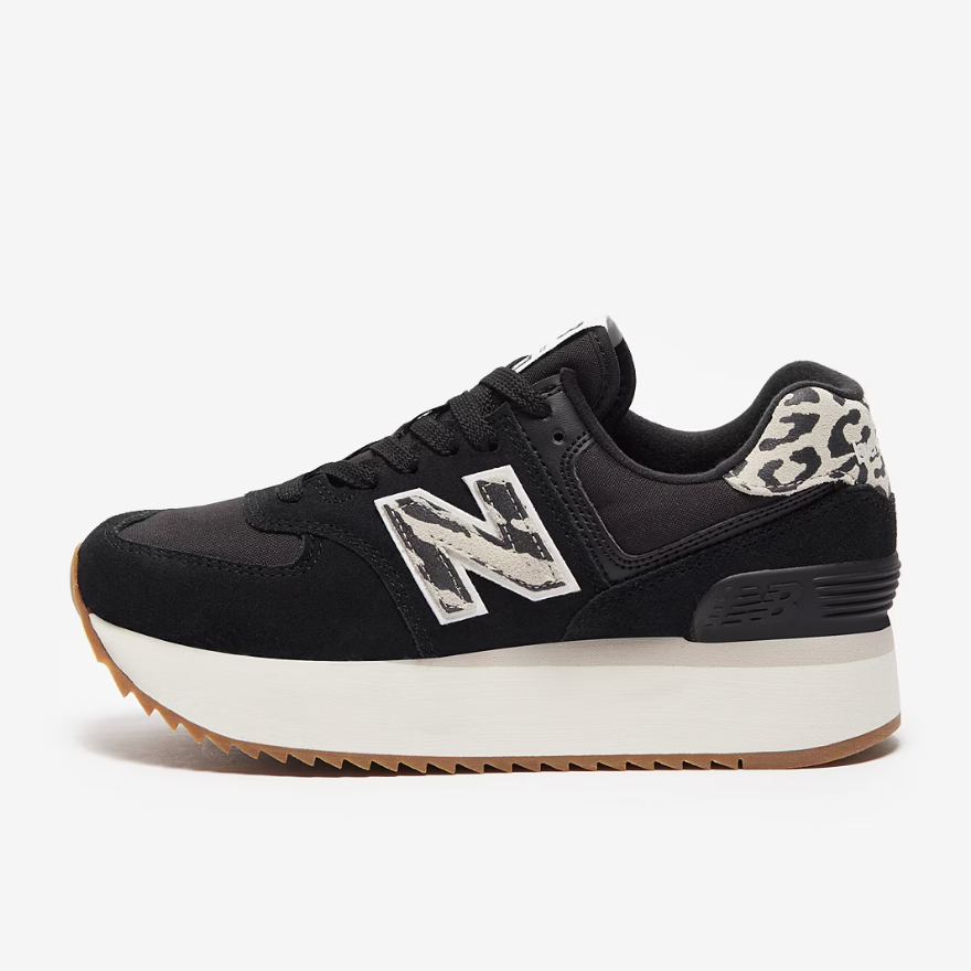 New Balance Womens 574+ - Black