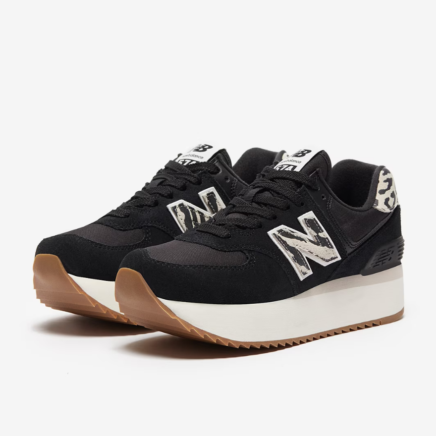 New Balance Womens 574+ - Black