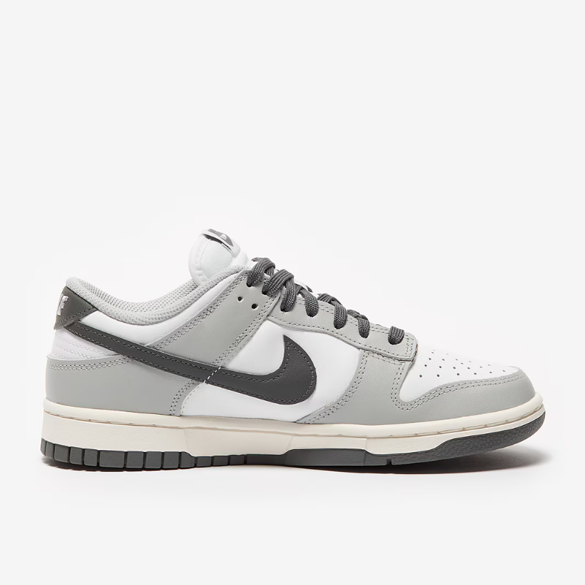 Nike Sportswear Womens Dunk LowWhite/Iron Grey/Lt Smoke Grey/Sail