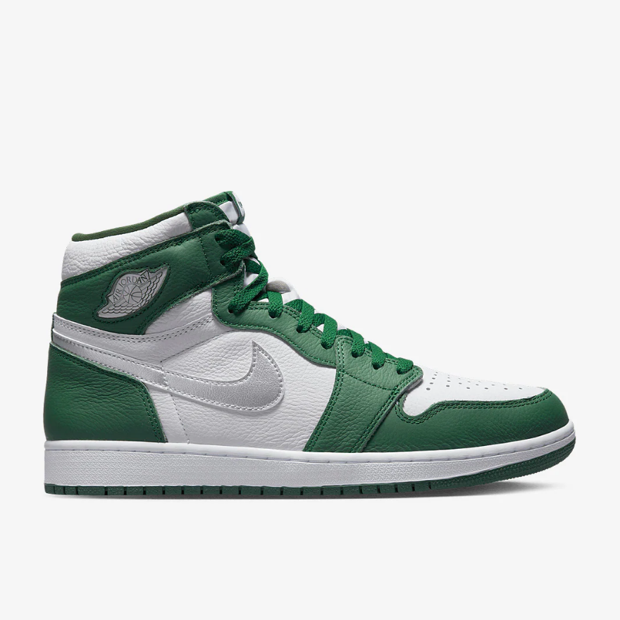 Air Jordan 1 Retro High OG - Gorge Green/Metallic Silver/White