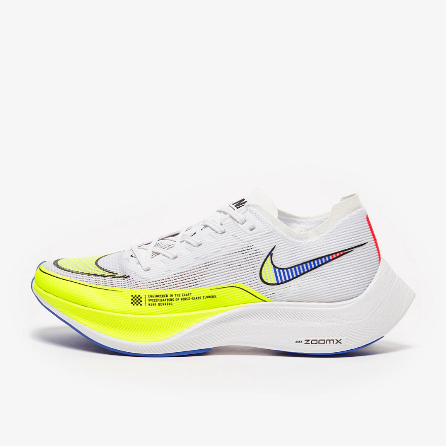 Nike ZoomX Vaporfly Next Percent 2 - White/Black-Volt-Racer Blue