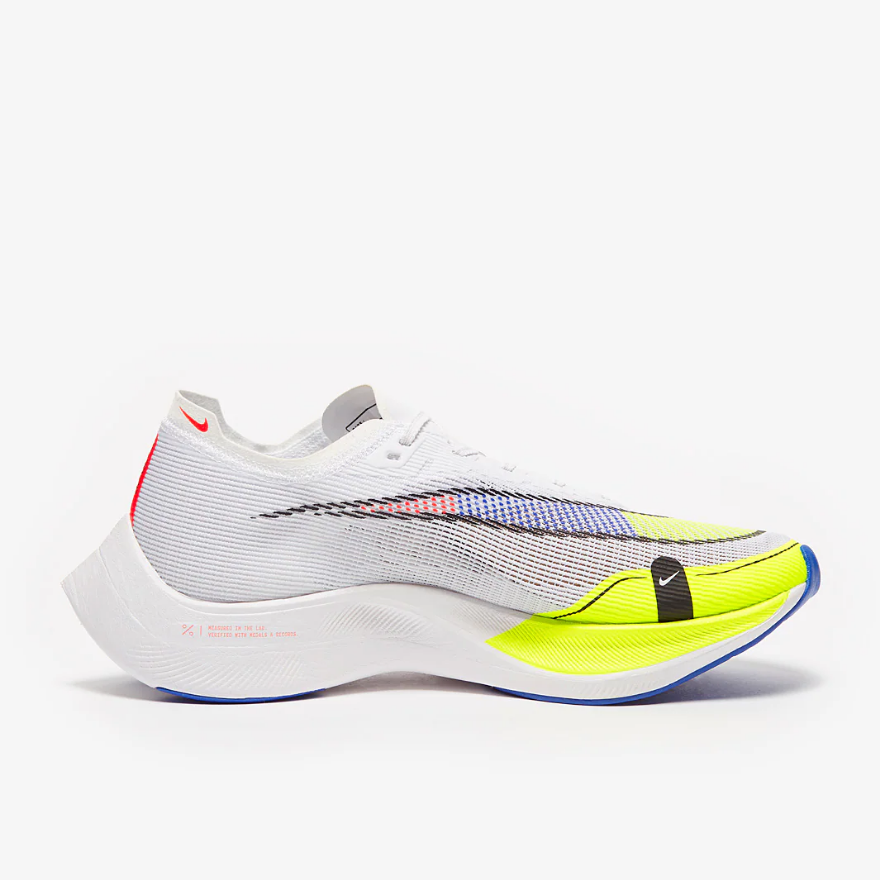 Nike ZoomX Vaporfly Next Percent 2 - White/Black-Volt-Racer Blue