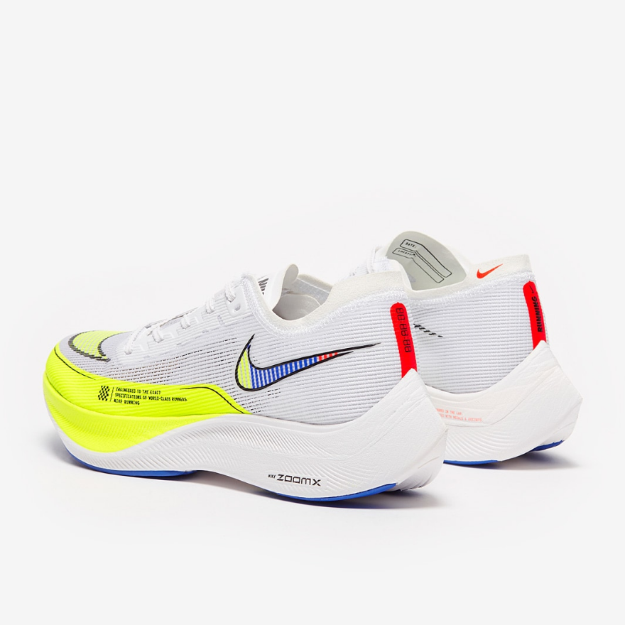 Nike ZoomX Vaporfly Next Percent 2 - White/Black-Volt-Racer Blue