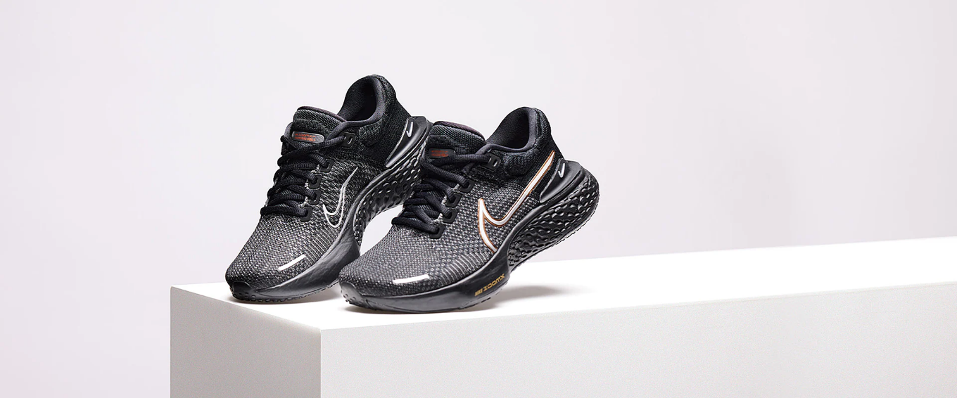 Nike Womens React Infinity Run Flyknit 3 - Black/Metallic Silver-Anthracite