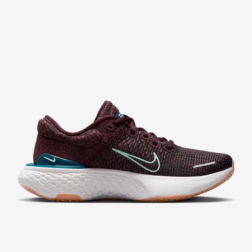 Nike Womens ZoomX Invincible Run Flyknit 2 - Burgundy Crush/Mint Foam-Desert Berry