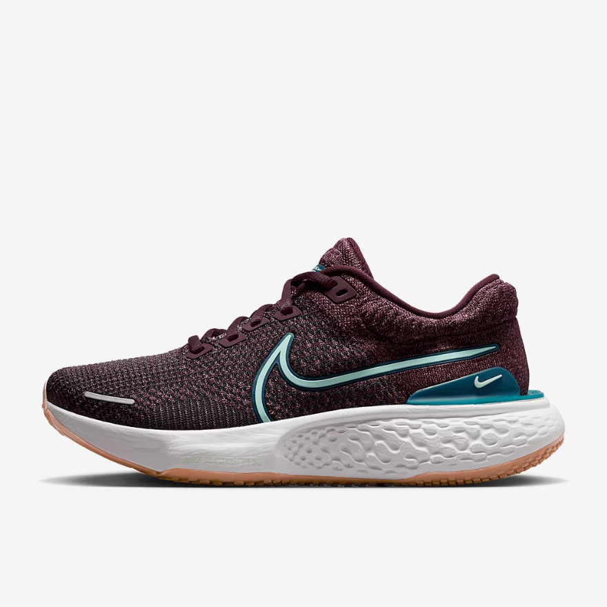 Nike Womens ZoomX Invincible Run Flyknit 2 - Burgundy Crush/Mint Foam-Desert Berry