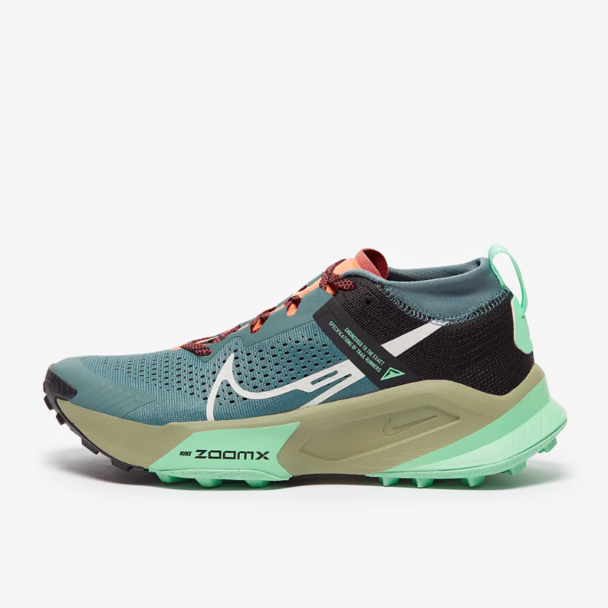 Nike Womens ZoomX Zegama Trail - Mineral Slate/Light Bone-Black