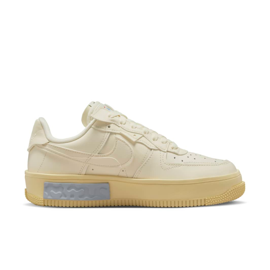 Nike Sportswear Womens Air Force 1 Fontanka - Coconut Milk/Lemon Wash