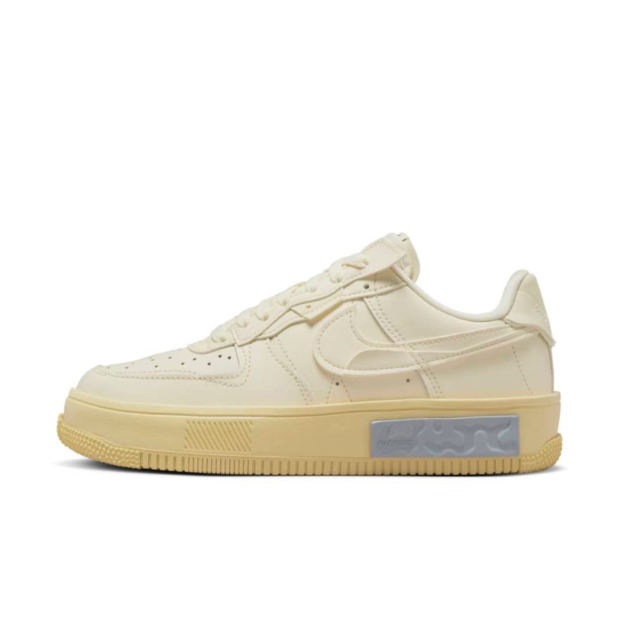 Nike Sportswear Womens Air Force 1 Fontanka - Coconut Milk/Lemon Wash