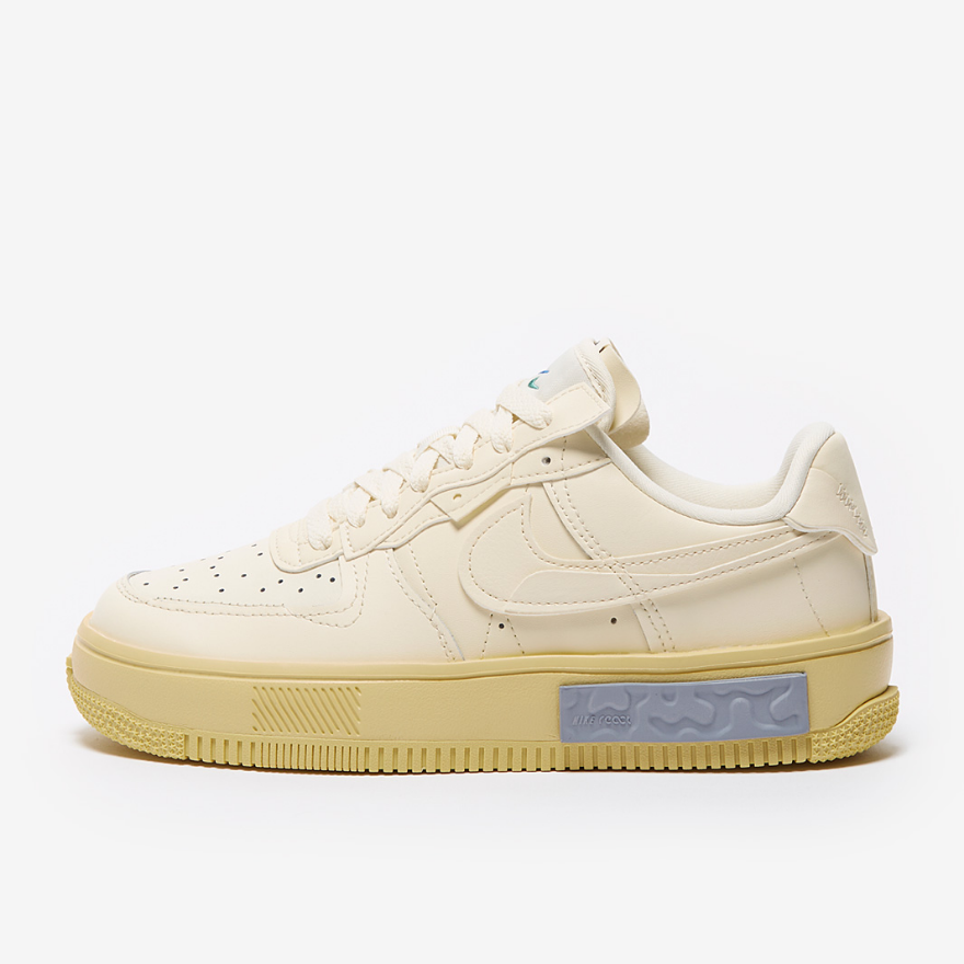 Nike Sportswear Womens Air Force 1 Fontanka - Coconut Milk/Lemon Wash