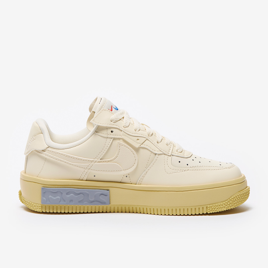 Nike Sportswear Womens Air Force 1 Fontanka - Coconut Milk/Lemon Wash