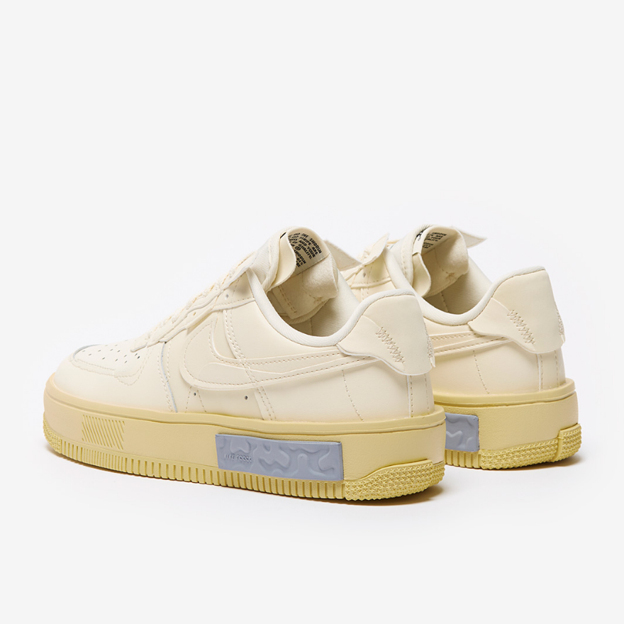 Nike Sportswear Womens Air Force 1 Fontanka - Coconut Milk/Lemon Wash