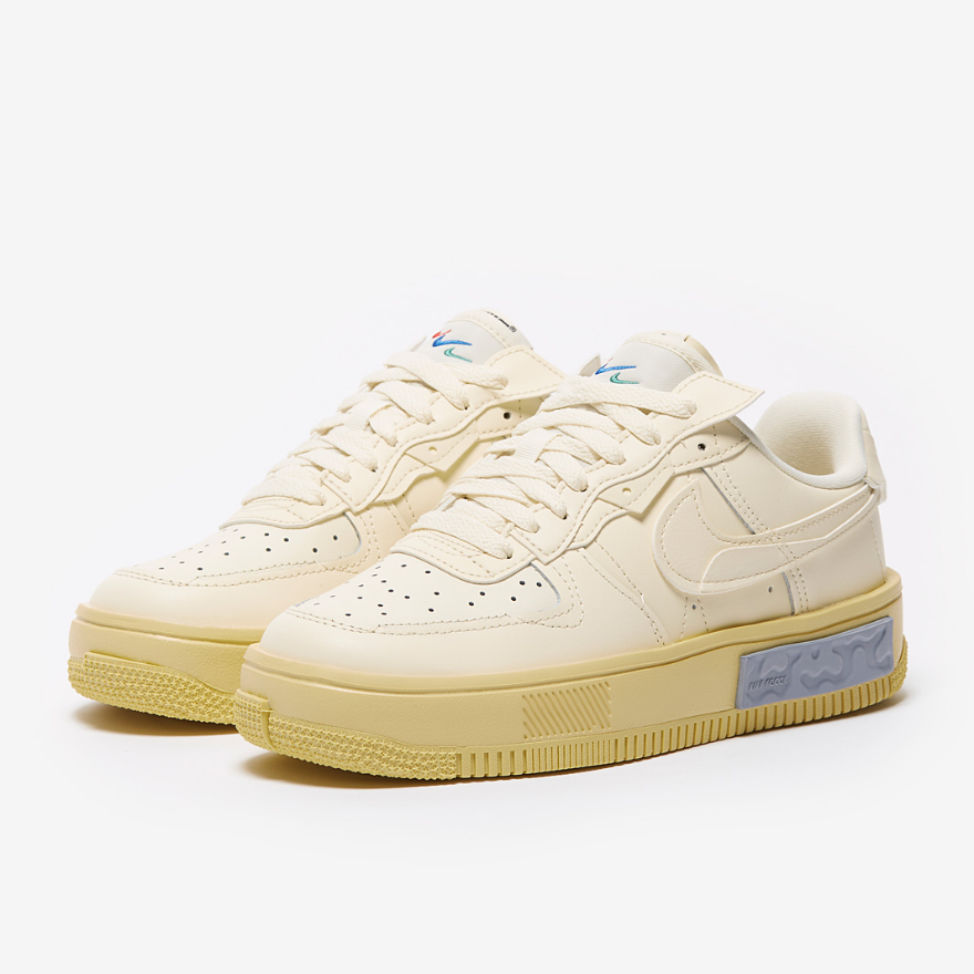 Nike Sportswear Womens Air Force 1 Fontanka - Coconut Milk/Lemon Wash