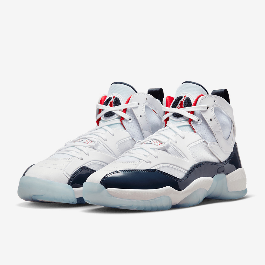 Jordan Jumpman Two Trey - White/Navy/University Red