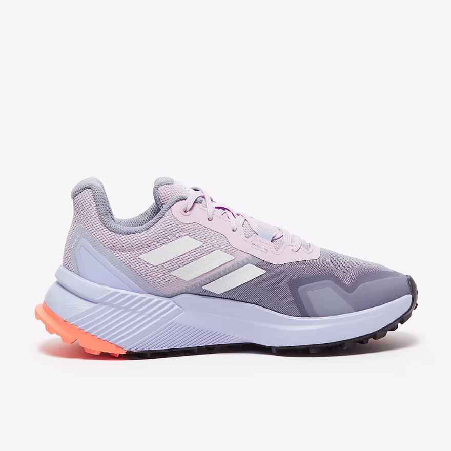 adidas Womens Terrex SoulstrideSilver Violet/Crystal White/Coral Fusion