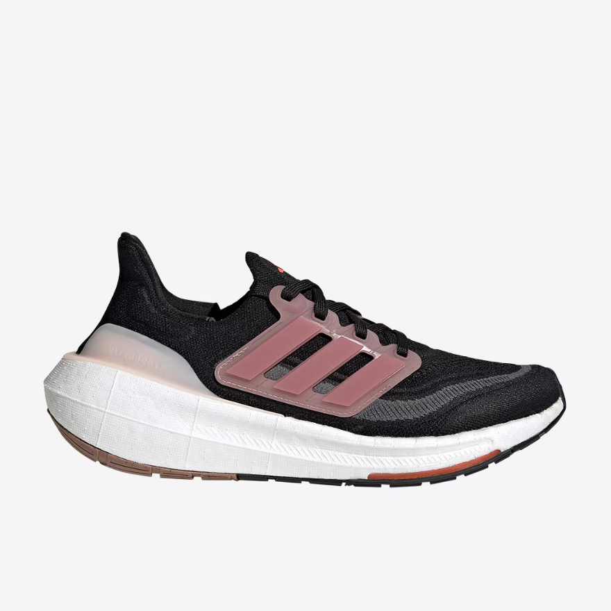 adidas Womens Ultraboost LightCore Black/Pink Strata/Grey Six