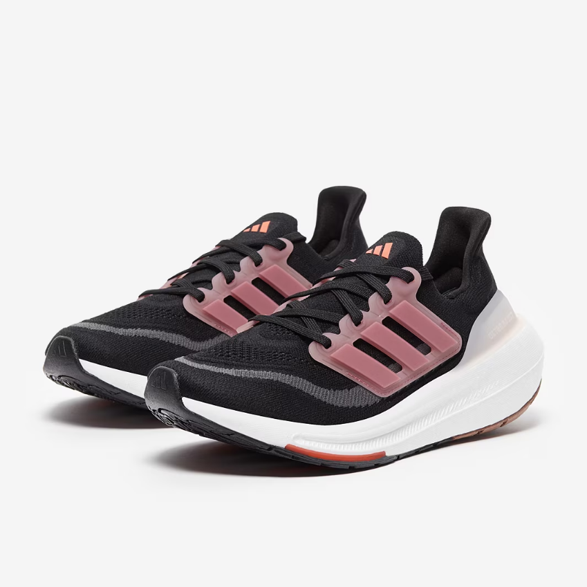 adidas Womens Ultraboost LightCore Black/Pink Strata/Grey Six