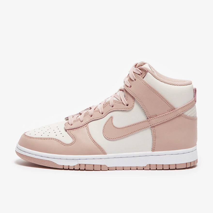 Nike Sportswear Womens Dunk High - Phantom/Pink Oxford/White