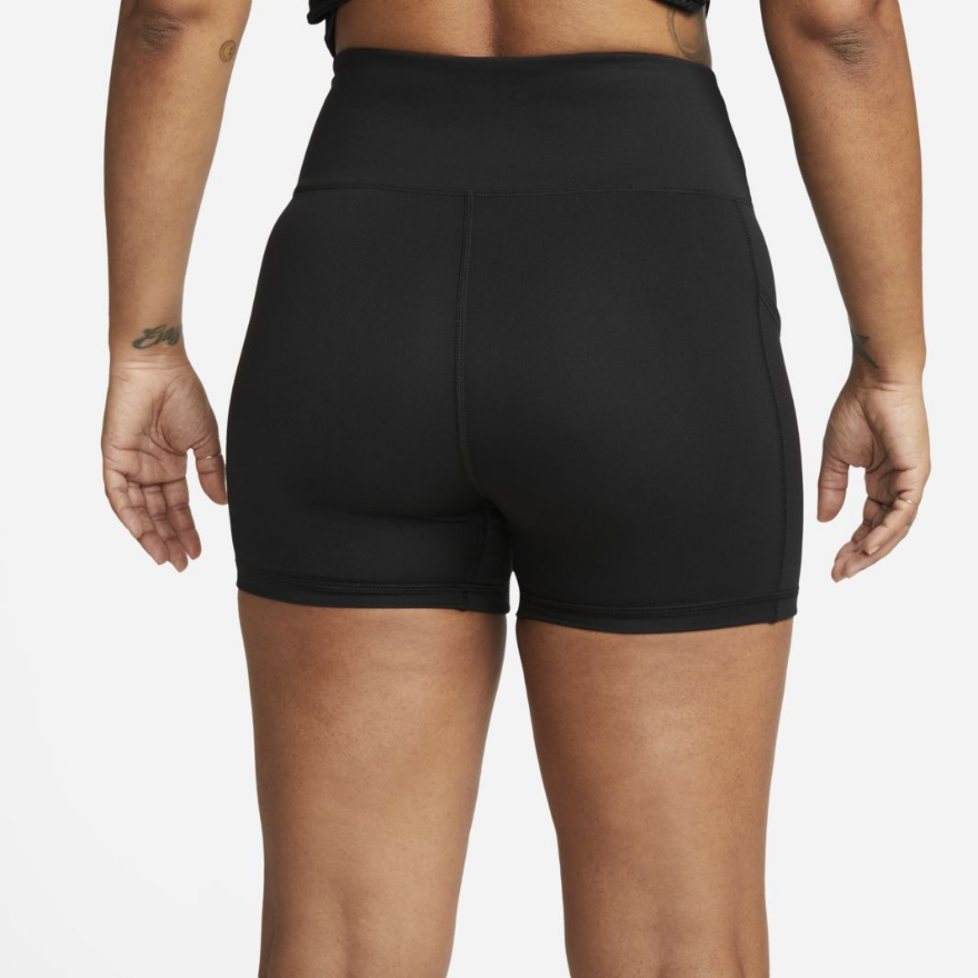 Nike Dri-FIT Club High-Rise 4 Inch ShortsBlack/White