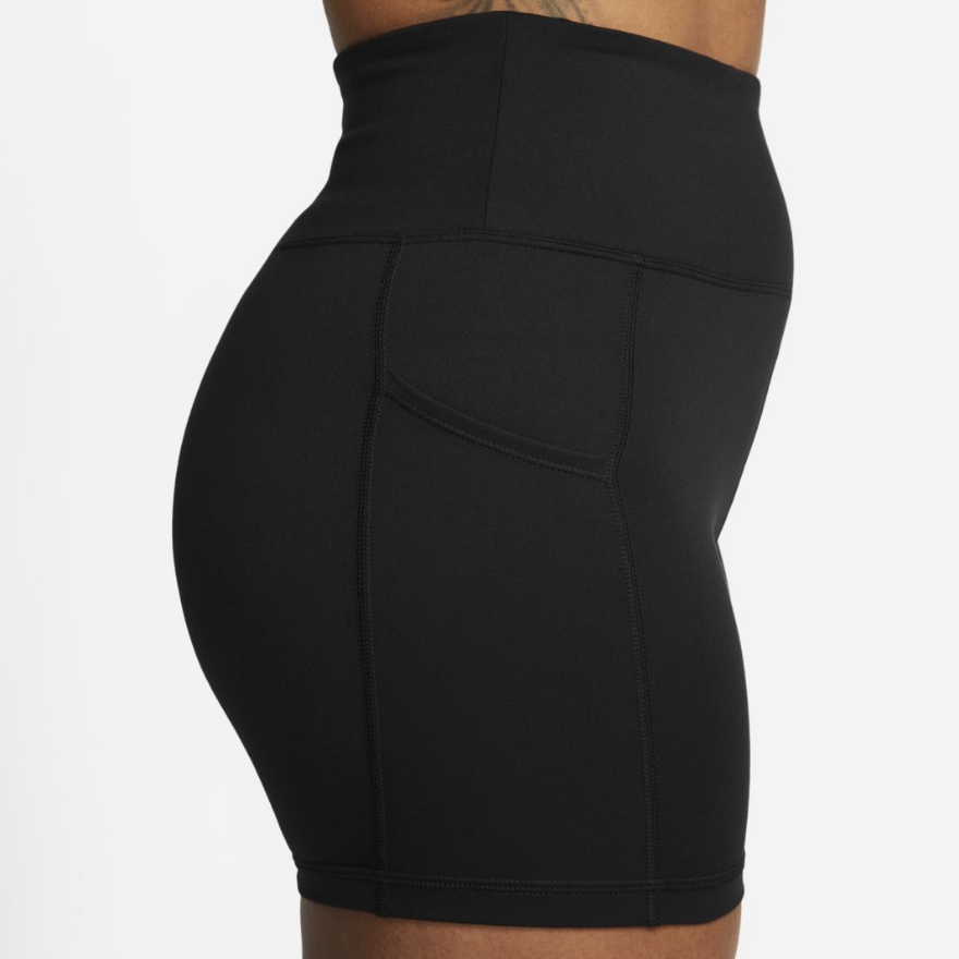Nike Dri-FIT Club High-Rise 4 Inch ShortsBlack/White