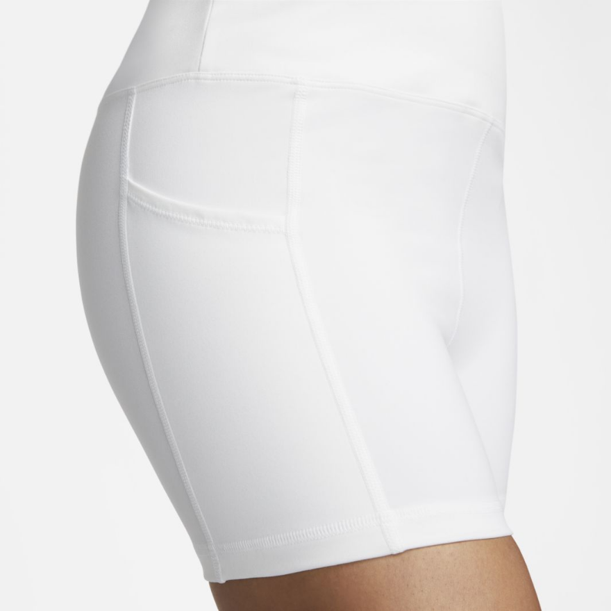 Nike Dri-FIT Club High-Rise 4 Inch ShortsWhite/White