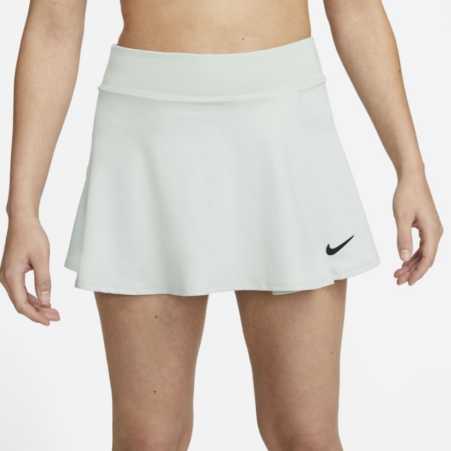 Nike Womens Court Dri-FIT Victory Flouncy SkirtLight Silver/Black