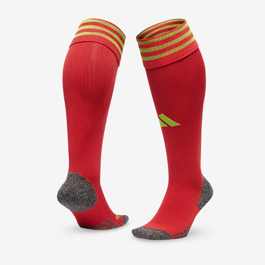 adidas Adi 23 Socks
Team College Red/Team Semi Solar Green 2