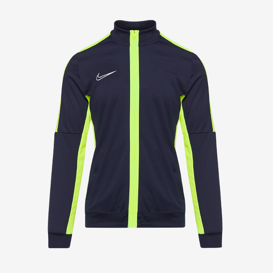 Nike Dri-Fit Academy 23 Knitted Track Jacket - Obsidian/Volt/White