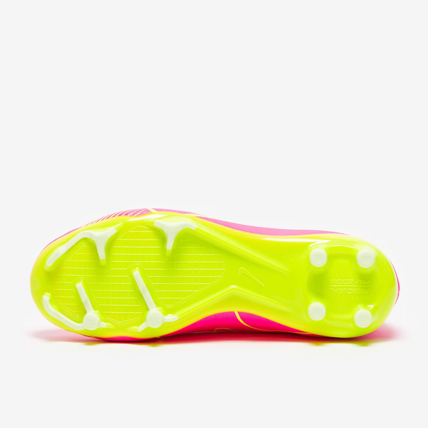 Nike Kids Air Zoom Mercurial Vapor XV Academy MGPink Blast/Volt/Gridiron