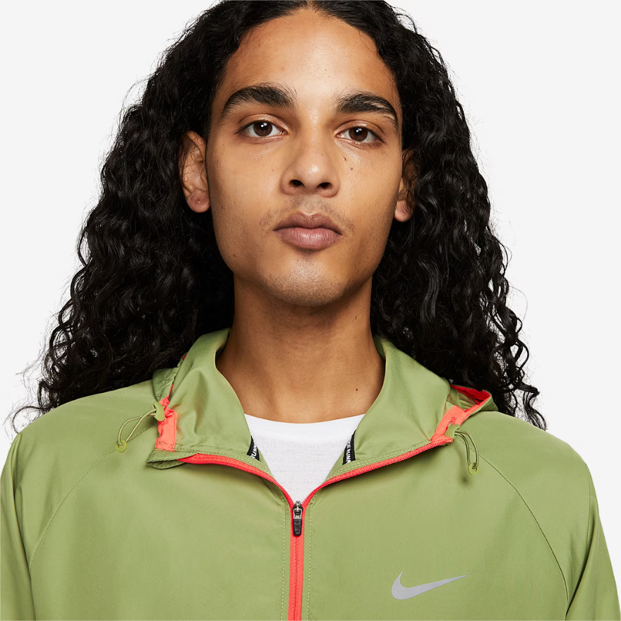 Nike Repel Miler Running JacketAlligator/Bright Crimson/Reflective Silv