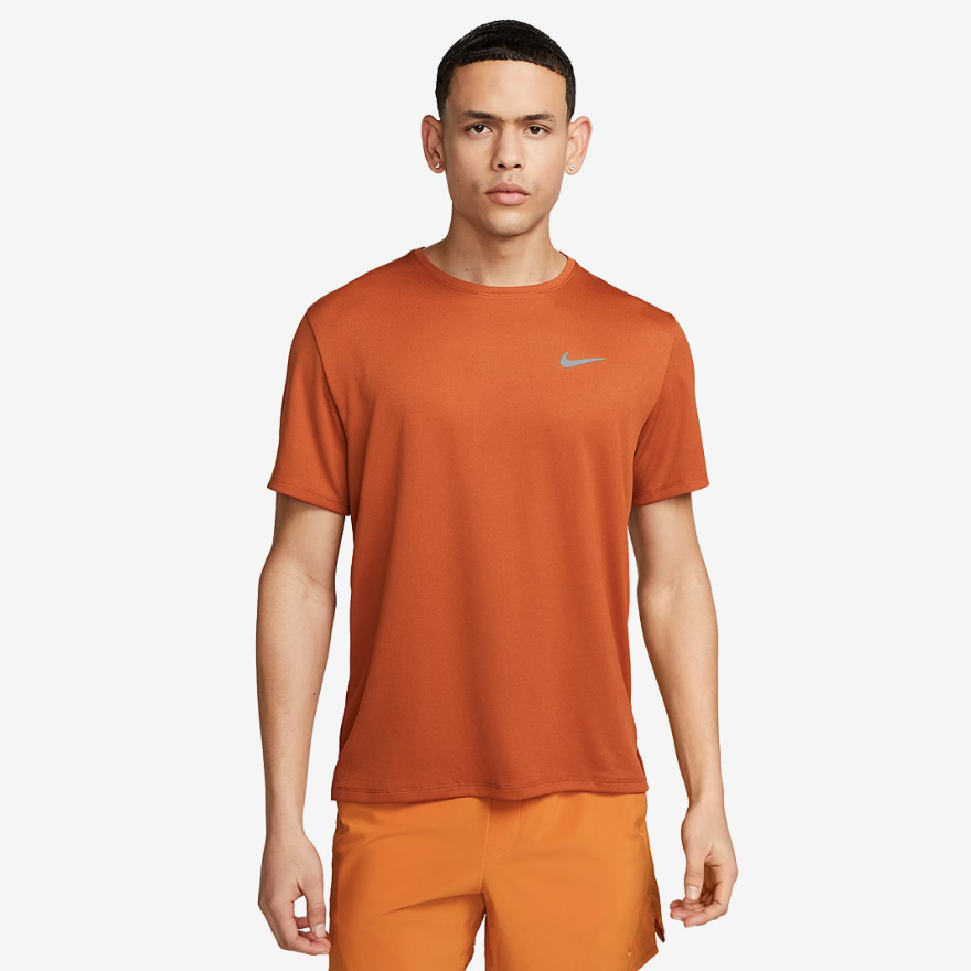 Nike Dri-FIT UV Miler T-ShirtDark Russet/Reflective Silv