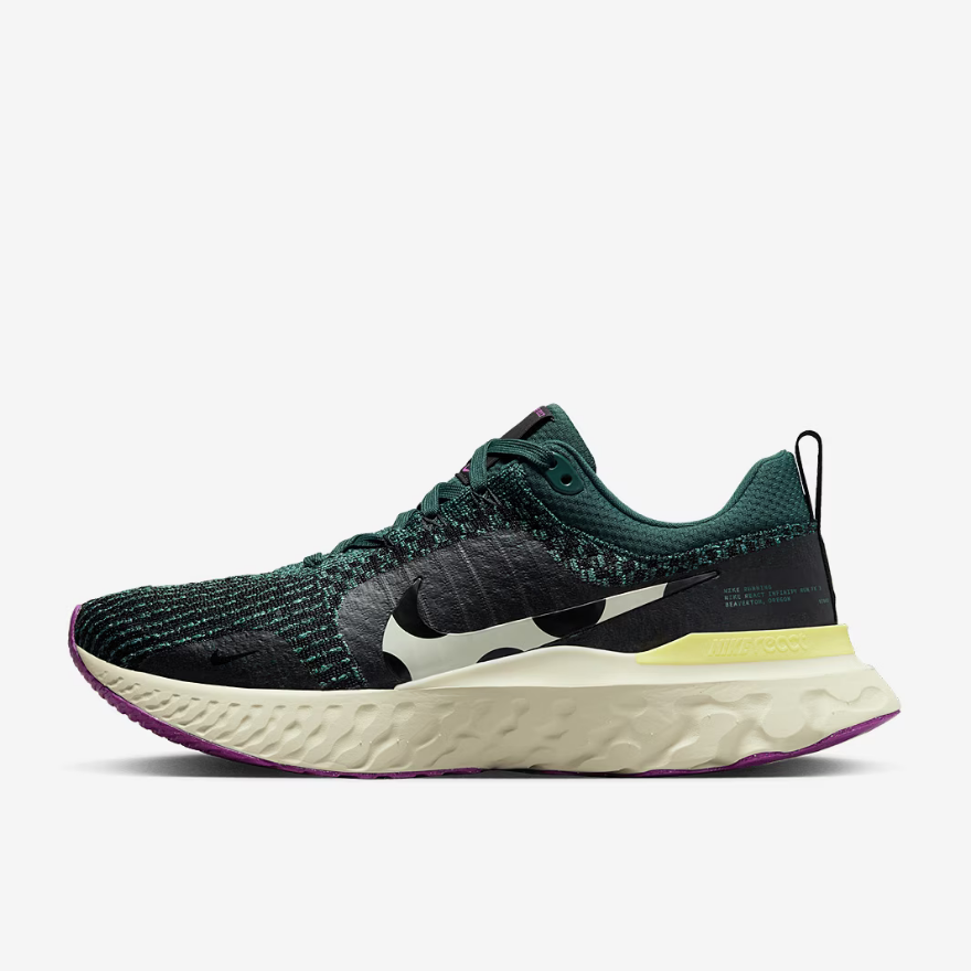 Nike React Infinity Run FK 3 - Mineral Teal/Black-Faded Spruce