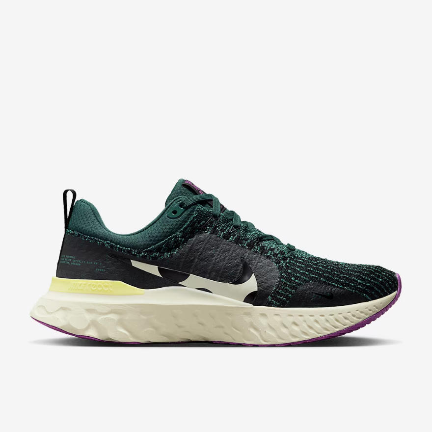 Nike React Infinity Run FK 3 - Mineral Teal/Black-Faded Spruce