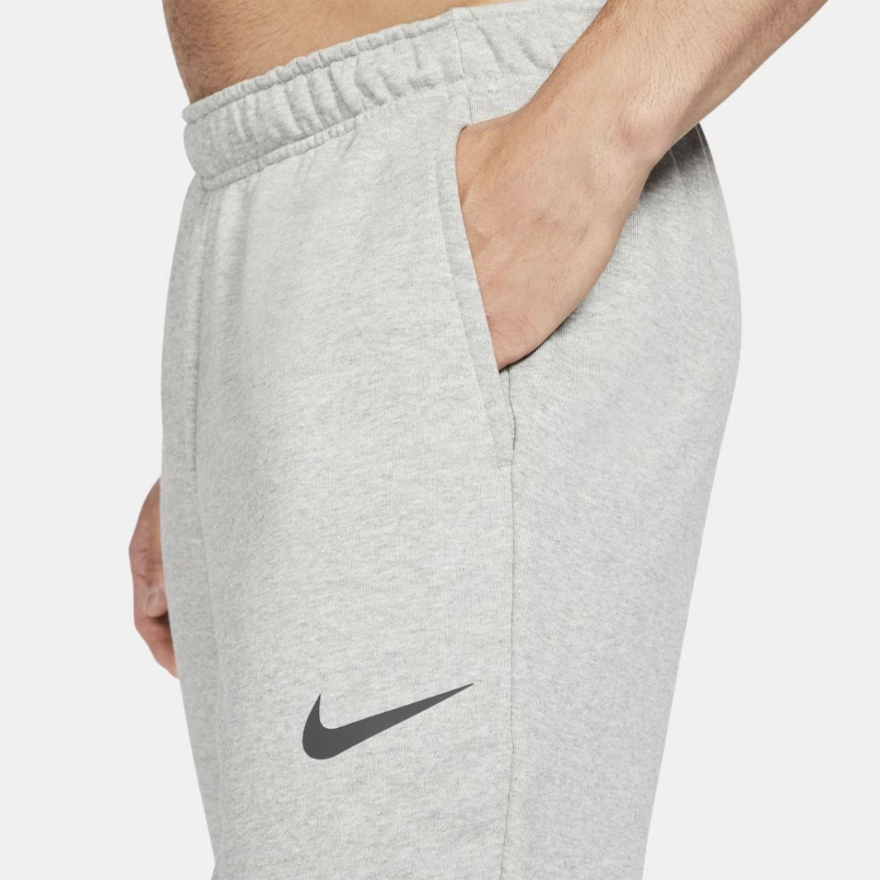 Nike Dri-FIT Tapered Training Pants - DK Grey Heather/Black