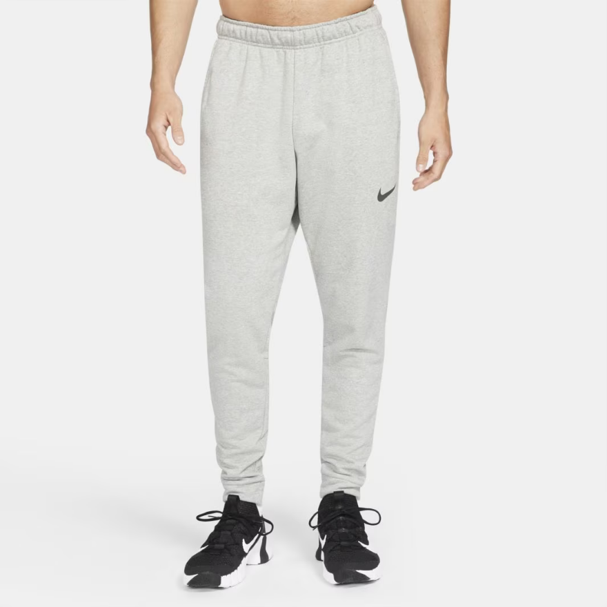 Nike Dri-FIT Tapered Training Pants - DK Grey Heather/Black