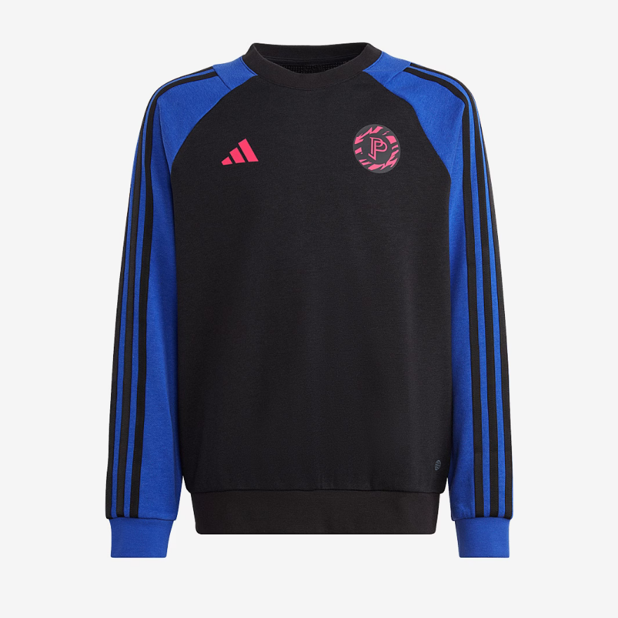 adidas Kids Paul Pogba Crewneck - Lucid Blue/Black