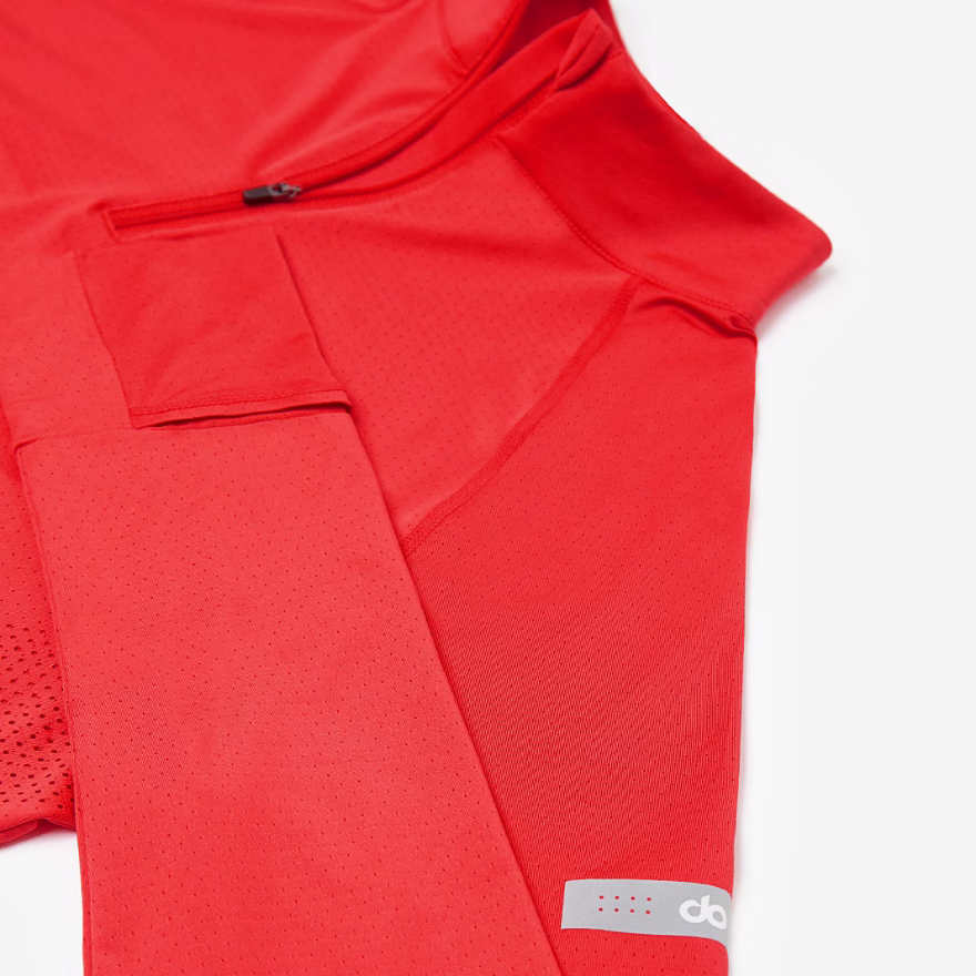 do Sheer Speed 1/4 Zip TopRed