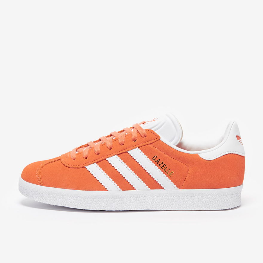 adidas Originals Womens Gazelle - Sun Orange/Ftw White/Gold Metallic