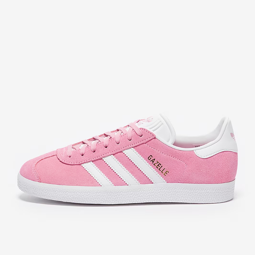 adidas Originals Womens GazelleFtw White/Pink Glow/Gold Metallic