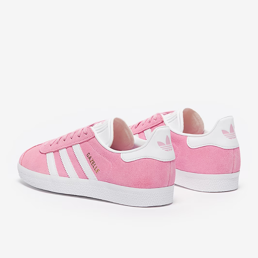 adidas Originals Womens GazelleFtw White/Pink Glow/Gold Metallic