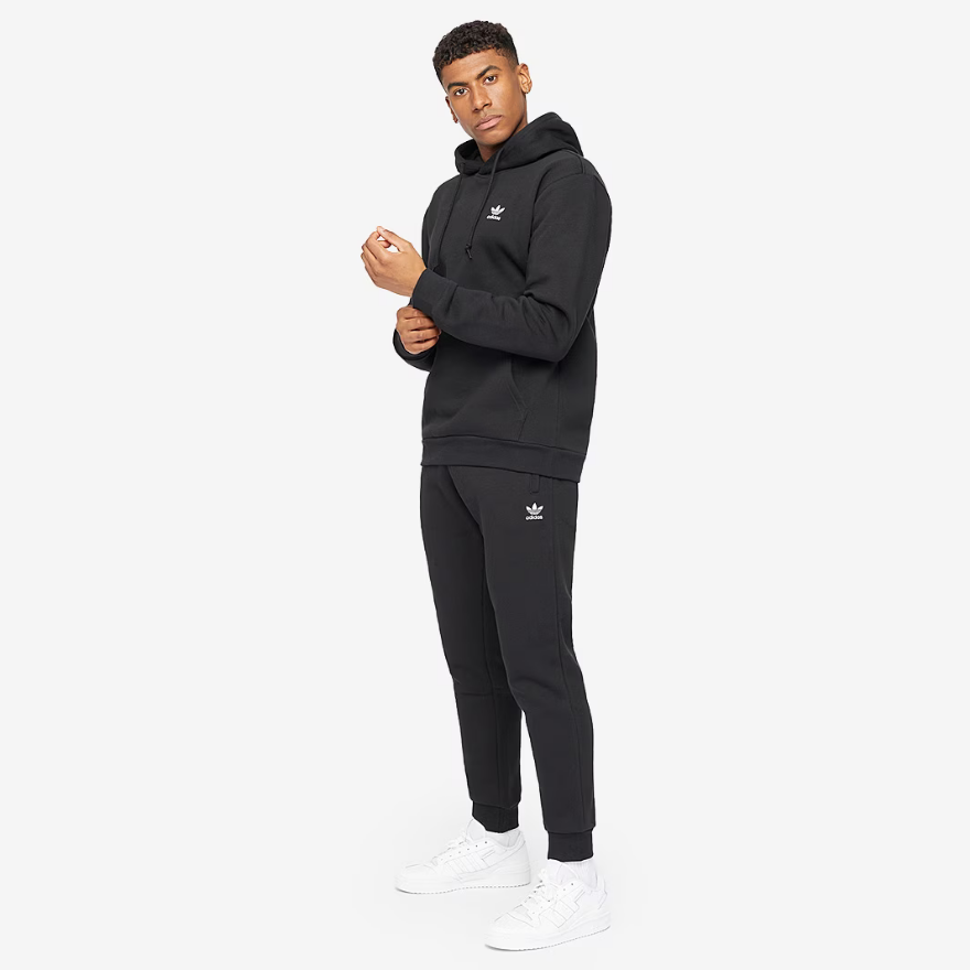 adidas Originals Trefoil Essentials Hoodie - Black