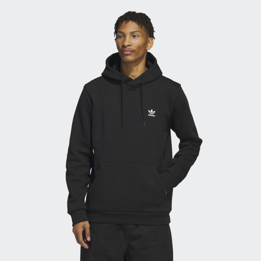 adidas Originals Trefoil Essentials Hoodie - Black